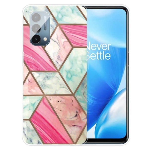 Marble design OnePlus Nord N200 5G cover - Farverig Marmorflise Multicolor