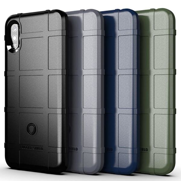 Rugged Shield Etui Xiaomi Redmi 9A - Blå Blue