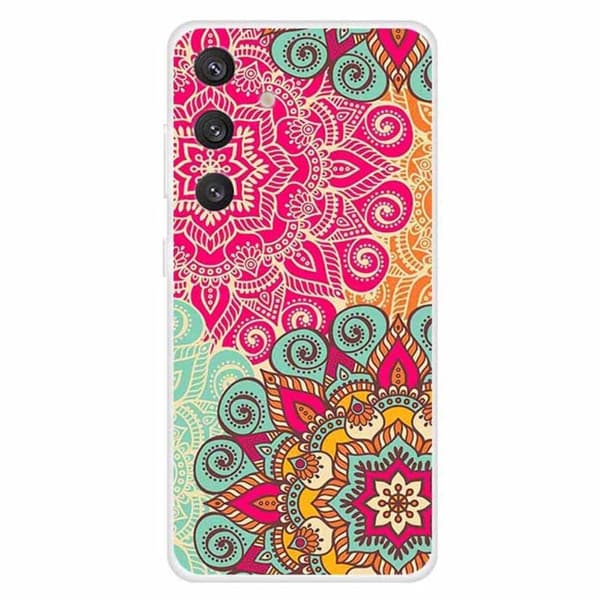 Imagine Samsung Galaxy S24 cover - Blomstermønster Pink