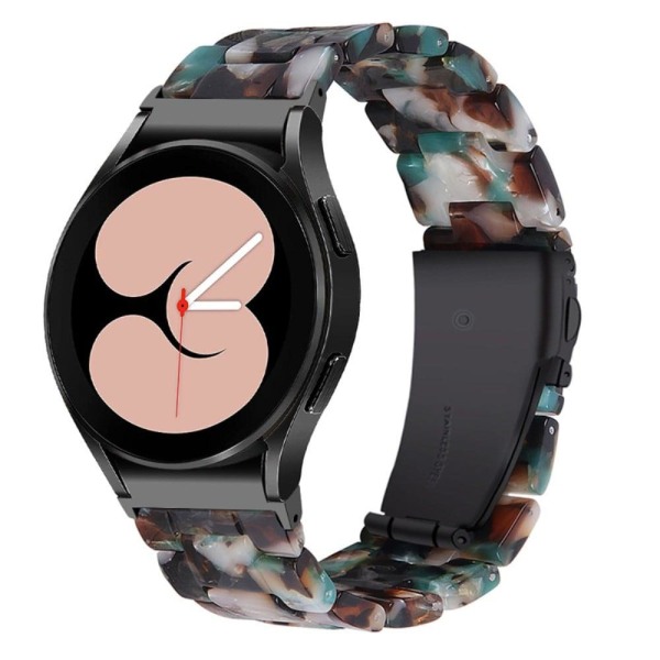 Samsung Galaxy Watch 5 / 5 Pro / 4 urrem i resin-stil - Blå Blue