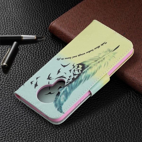 Wonderland Nokia 3.4 flip kuoret - Sulka Multicolor