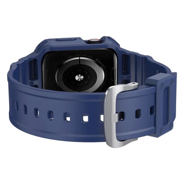 Apple Watch (45 mm) urrem med integreret cover - Blå Blue