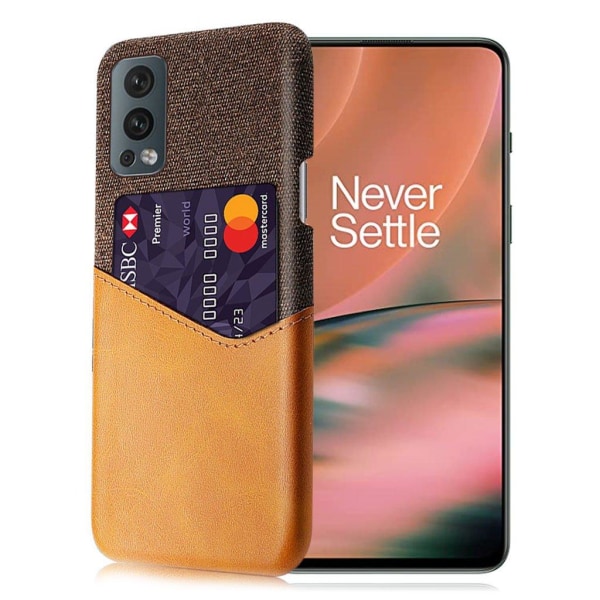 Bofink OnePlus Nord 2 5G skal med korthållare - Orange Orange