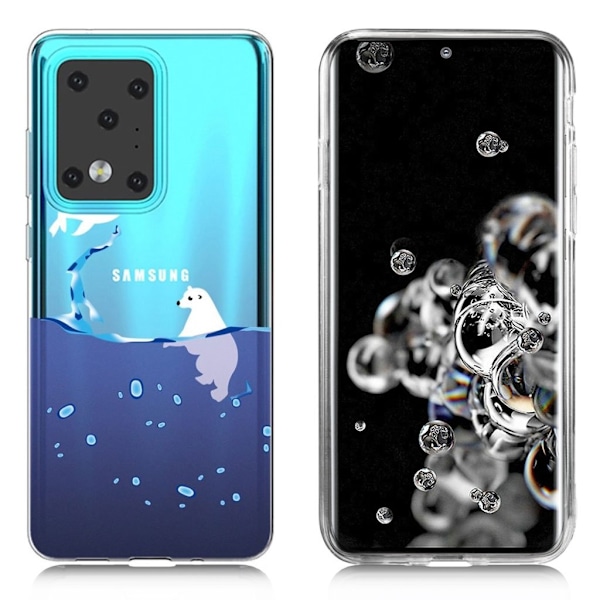 Deco Samsung Galaxy S20 Ultra kotelot - Jääkarhu Blue