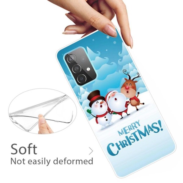 Juletaske til Samsung Galaxy A13 4G - Snefeltets Venner Blue