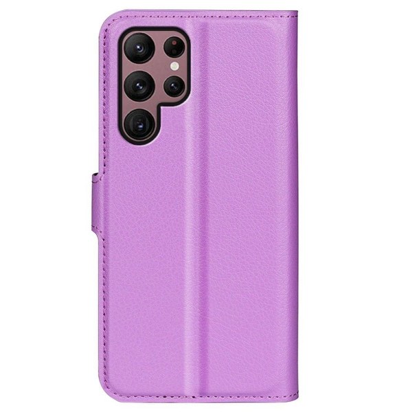 Classic Samsung Galaxy S23 Ultra Läppäkotelo - Violetti Purple