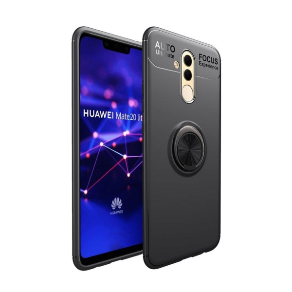 Huawei Mate 20 Lite skyddsfodral med kickstand - Svart Svart