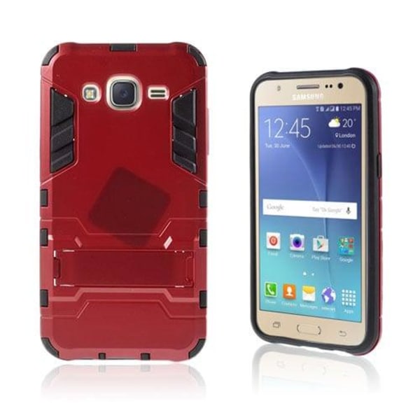 Cool Kick Samsung Galaxy J5 Skal med Kickstand - Röd Röd