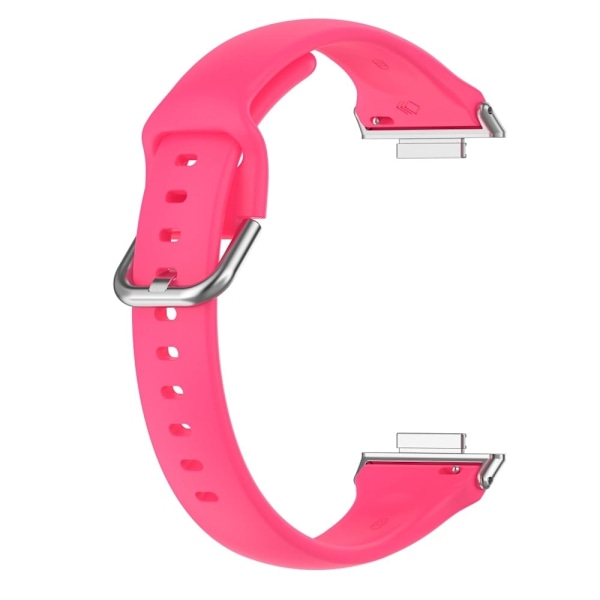 Enkelt klockarmband i silikon för Huawei Watch Fit 2 - Ros Rosa