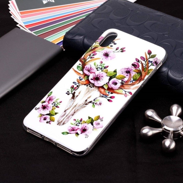 iPhone 9 Plus IMD Kuviollinen Pehmeä Muovinen Takasuoja Kuori - Multicolor