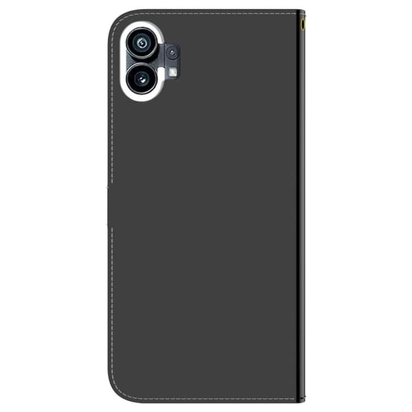Mirror Nothing Phone (1) Flippetui - Svart Black