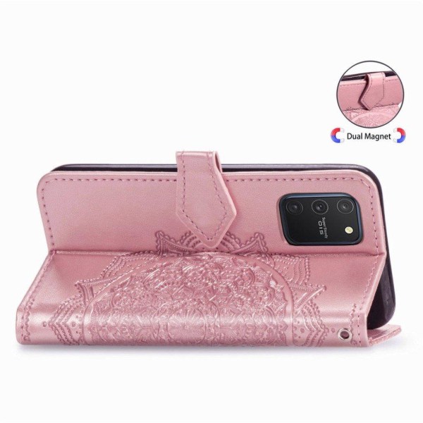 Mandala Samsung Galaxy S10 Lite etui - Rødguld Pink