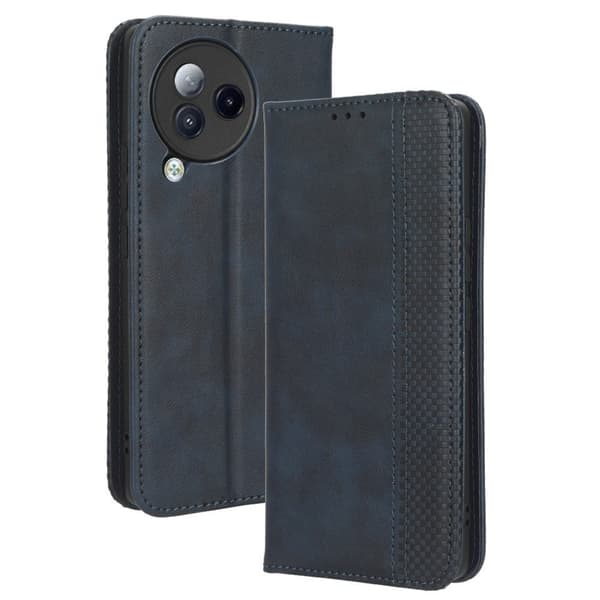 Bofink Vintage Xiaomi Civi 3 Læder Etui - Blå Blue