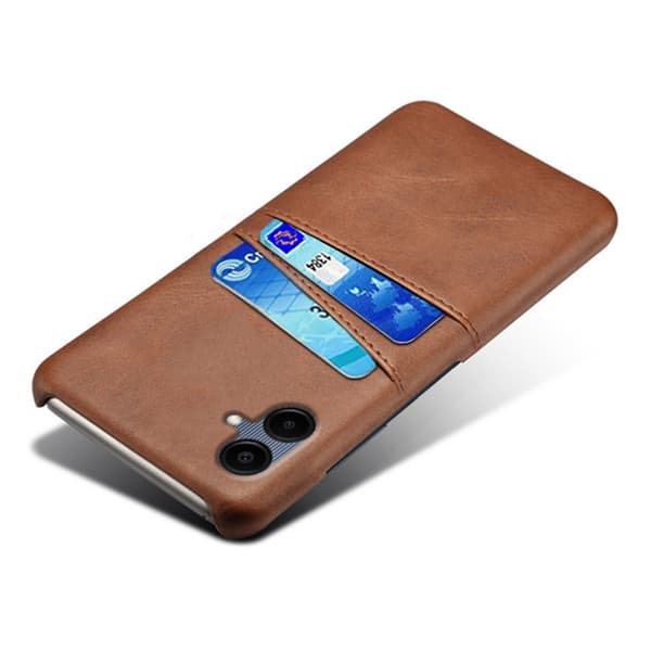 Dual Card Samsung Galaxy A06 deksel - Brun Brown