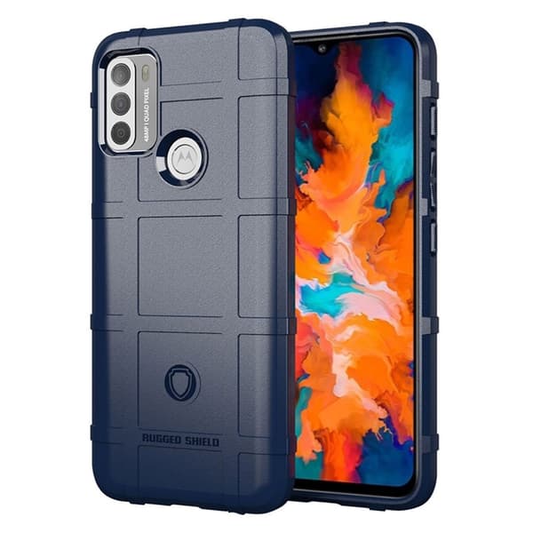 Rugged Shield Suojakotelo Motorola Moto G50 - Sininen Blue