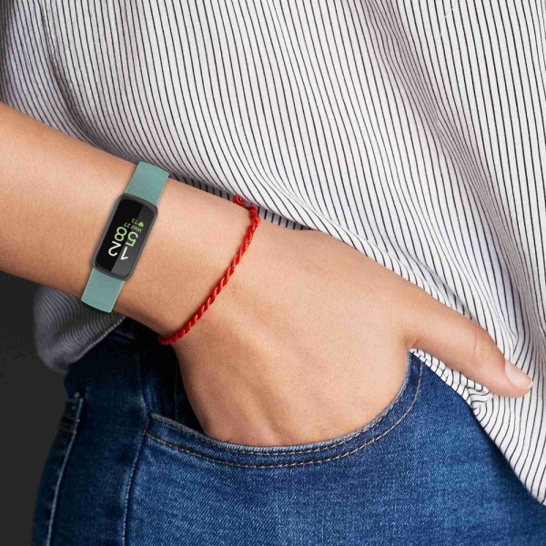 Fitbit Inspire 3 klockarmband i silikon - Svart Storlek: L Svart