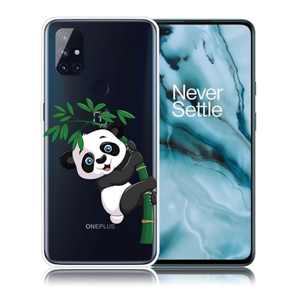 Deco OnePlus Nord N10 5G skal - Panda Och Bambu Vit
