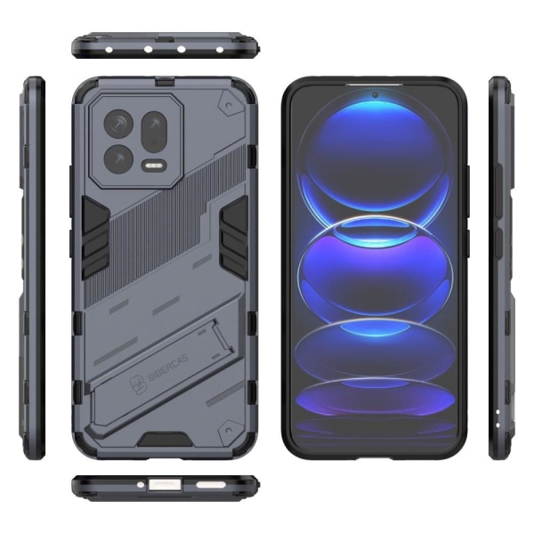 Stødsikker Hybrid Cover med A Moderne Touch til Xiaomi 13 - Mørkeblå Blue