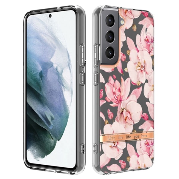 Supertunt och tåligt mjukfodral för Samsung Galaxy S22 Plus - Rosa Gardenia Rosa