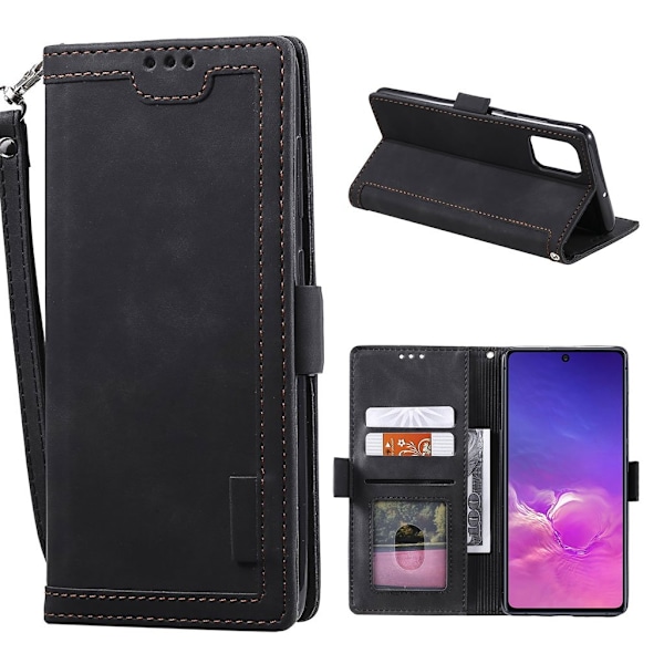 Surburbian Samsung Galaxy S10 Lite flip etui - Sort Black