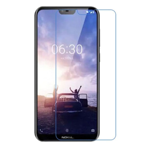 Ultraklar LCD skærmbeskyttelse til Nokia 7.1 Transparent