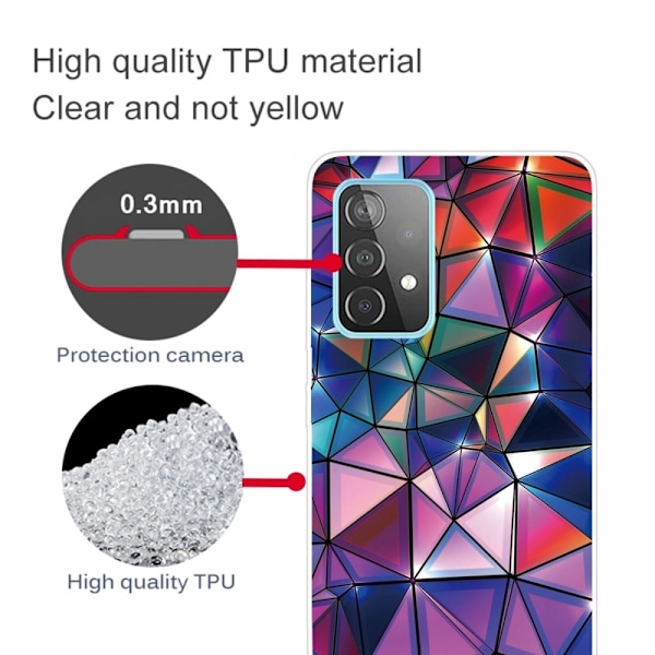 Deco Samsung Galaxy A23 skal - Triangel multifärg