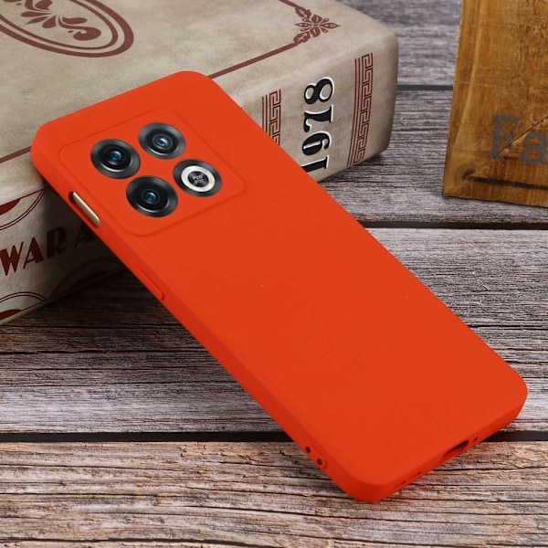 Matte Liquid OnePlus 10 Pro silikone cover - Rød Red
