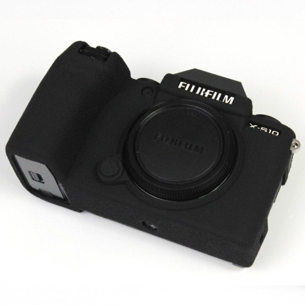 Fujifilm X-S10 yksinkertainen silikoninen kellonauha - Musta Black