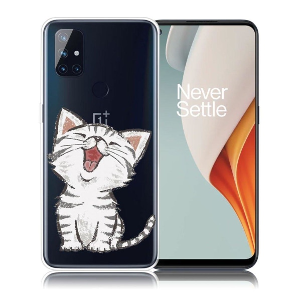 Deco OnePlus Nord N100 etui - kat White