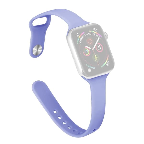 Apple Watch 41mm / 40mm / 38mm Slim Bands handledsrem - Lila Lila Lila