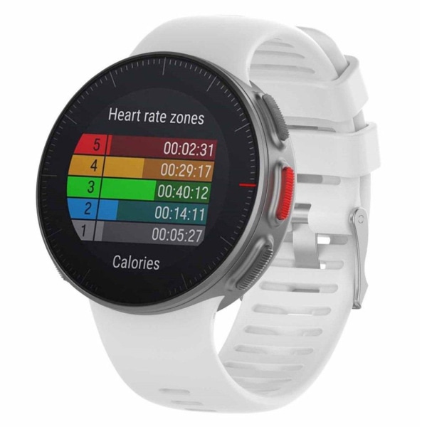 Polar Vantage V silikoneurrem - hvid White