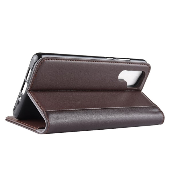 Huawei P30 Pro genuine haljasnahkainen suojakotelo - Ruskea Brown
