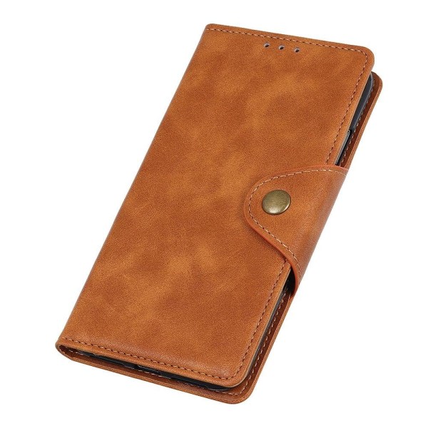 Alpha Motorola Edge 20 Flip Etui - Brun Brown