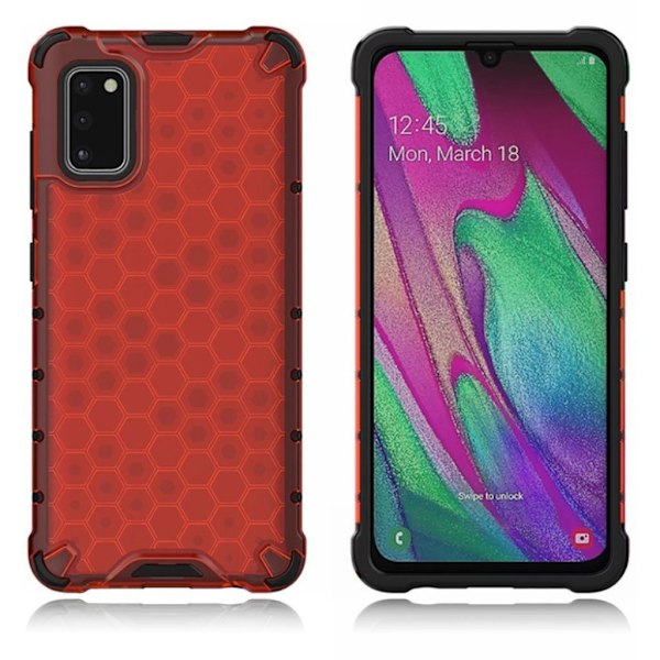 Bofink Honeycomb Samsung Galaxy A41 Cover - Rød Red