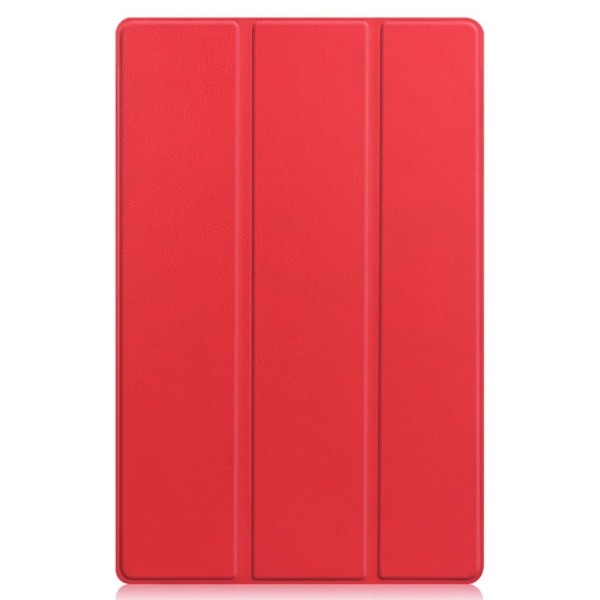 Lenovo Tab P11 tri-fold läderfodral - Röd Röd