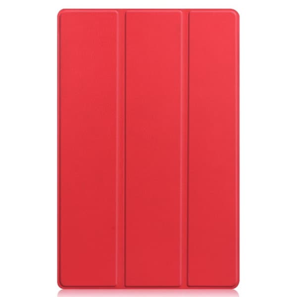 Lenovo Tab P11 Trippelt Lær Flippetui - Rød Red