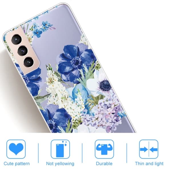 Deco Samsung Galaxy S22 Plus skal - Akvarellblomma multifärg