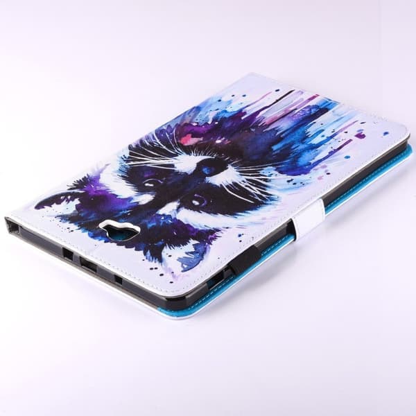 Samsung Galaxy Tab A 10.1 (2016) Nahkakotelo - Vesiväri Maalaus Multicolor