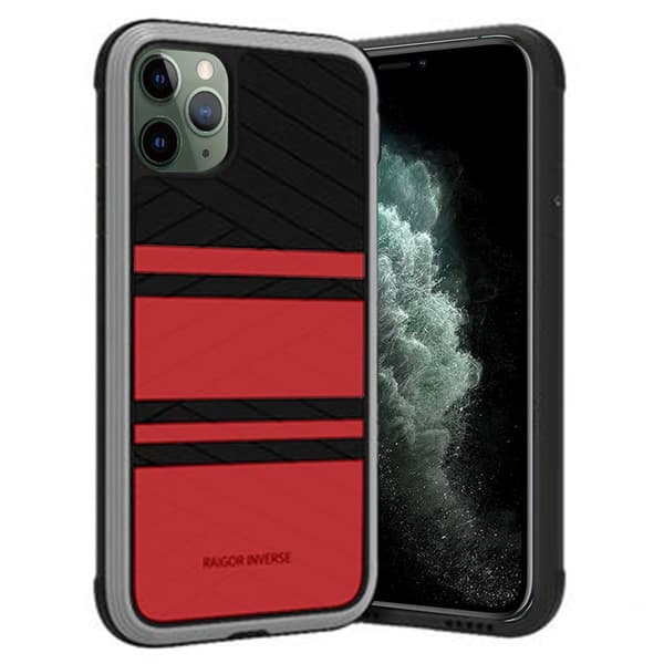 Raigor Inverse MICHELA Cover för iPhone 11 Pro Max - Röd Röd