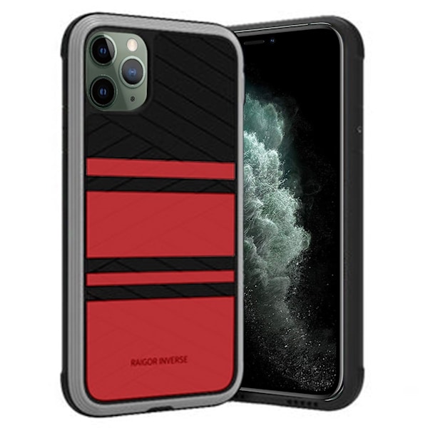 Raigor Inverse MICHELA suojakuori iPhone 11 Pro Maxille - Punainen Red
