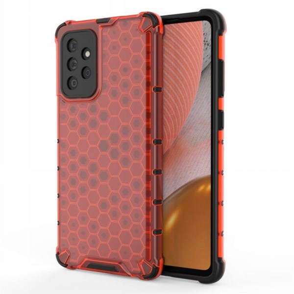 Bofink Honeycomb Samsung Galaxy A72 5G Etui - Rød Red