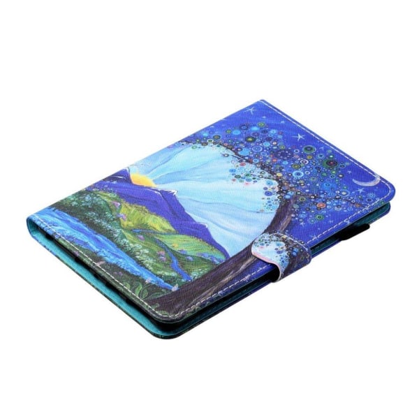 Lenovo Tab M10 cool pattern leather flip case - Landscape Blue