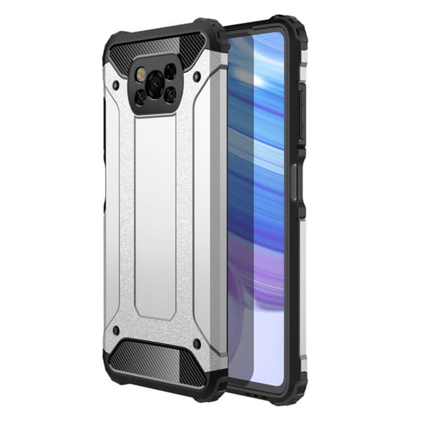 Armour Guard Etui Xiaomi Poco X3 / X3 Nfc - Hvit White