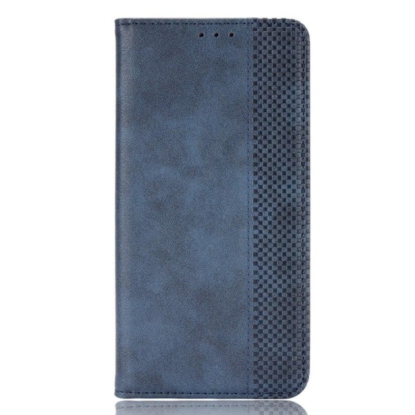 Bofink Vintage läder OnePlus 10R / OnePlus Ace fodral - Blå Blå
