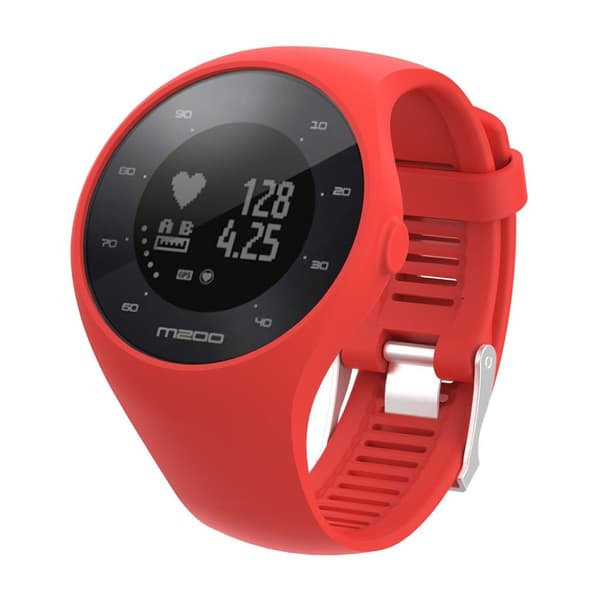 Polar M200 Enfärgat silikon klockband - Röd Röd