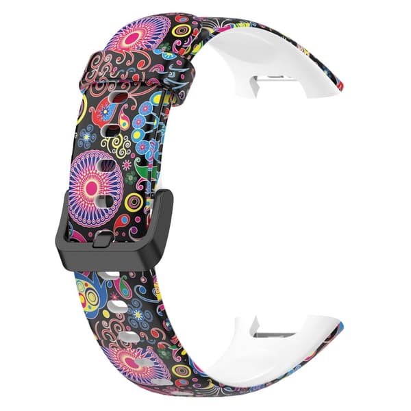 Xiaomi Mi Band 7 Pro kule mønster silikon klokke rem - Påfugl Multicolor