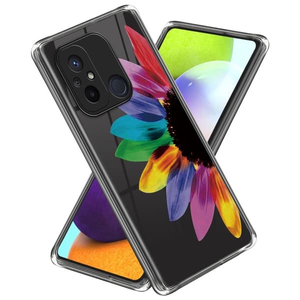 Deco Xiaomi Redmi 12C deksel - Fargerik Blomst Multicolor