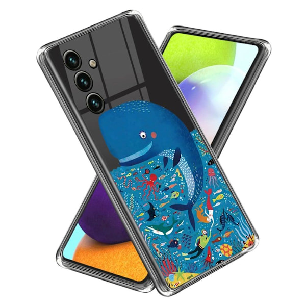Deco Samsung Galaxy A34 5G Etui - Hval Blue