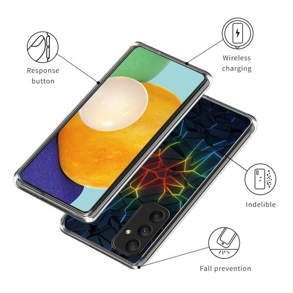 Deco Samsung Galaxy A55 deksel - Geometri Multicolor