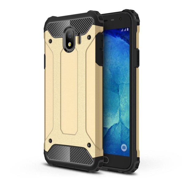 Samsung Galaxy J4 (2018) Armor Guard hybridskal - Guld Guld